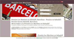 Desktop Screenshot of pensionlosmartinez.com